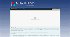 Desktop Screenshot of metadatatechsys.com