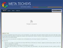 Tablet Screenshot of metadatatechsys.com